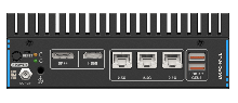 DRPC-W-JL Fanless DIN-Rail Embedded System front view