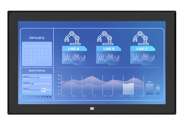 PPC2-CW19-EHL 18.5 Inch Fanless Panel PC | Intel® Elkhart Lake Platform